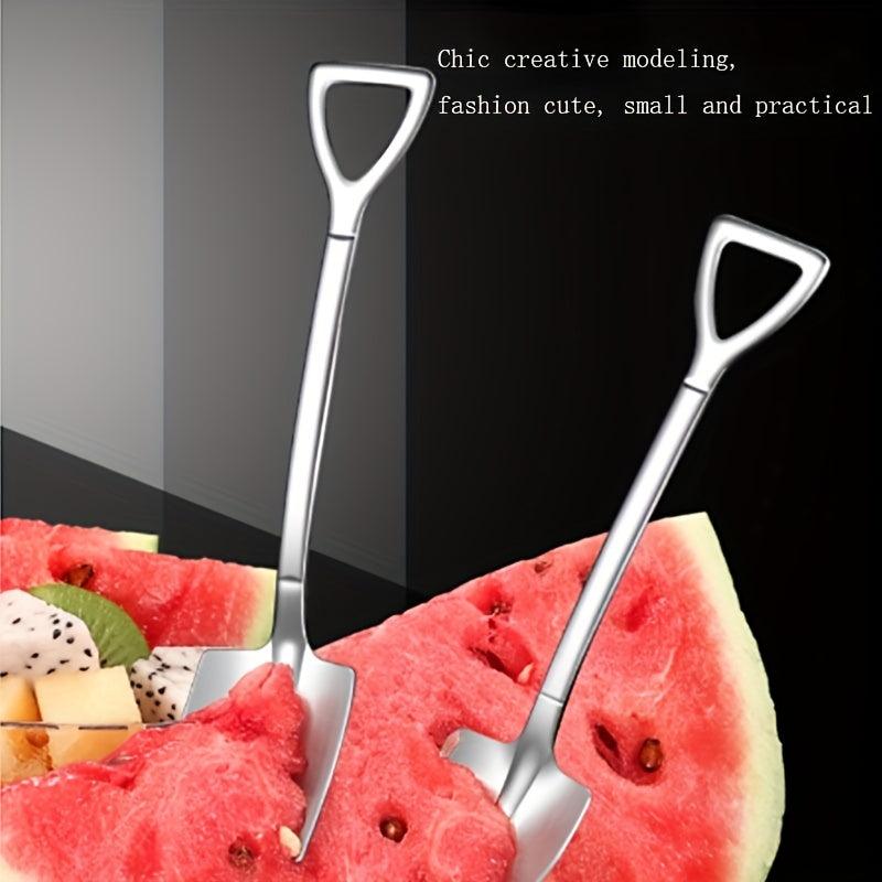 4pcs Stainless Steel Coffee Shovel Spoon Espresso Sugar Ice Cream Dessert Scoop