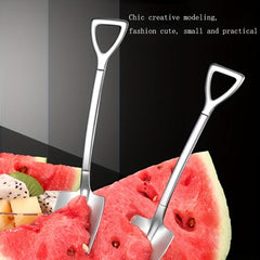 4pcs Stainless Steel Coffee Shovel Spoon Espresso Sugar Ice Cream Dessert Scoop