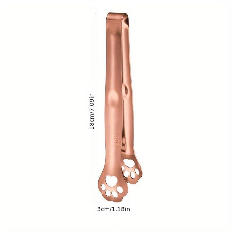 Animal Paw Stainless Steel Food Tongs Cooking Clip for BBQ Salad Steak Bread