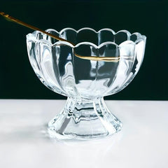 Multifunctional Glass Bowl for Salads and Desserts