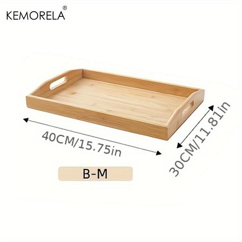 Wooden Fruit Tray Solid Wood Dessert Snack Plate Decorative Food Plate