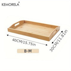 Wooden Fruit Tray Solid Wood Dessert Snack Plate Decorative Food Plate
