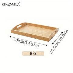 Wooden Fruit Tray Solid Wood Dessert Snack Plate Decorative Food Plate