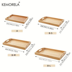 Wooden Fruit Tray Solid Wood Dessert Snack Plate Decorative Food Plate