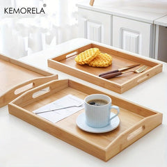 Wooden Fruit Tray Solid Wood Dessert Snack Plate Decorative Food Plate