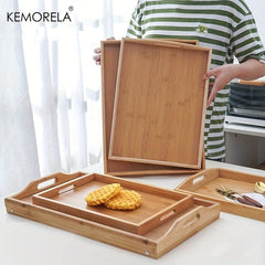 Wooden Fruit Tray Solid Wood Dessert Snack Plate Decorative Food Plate