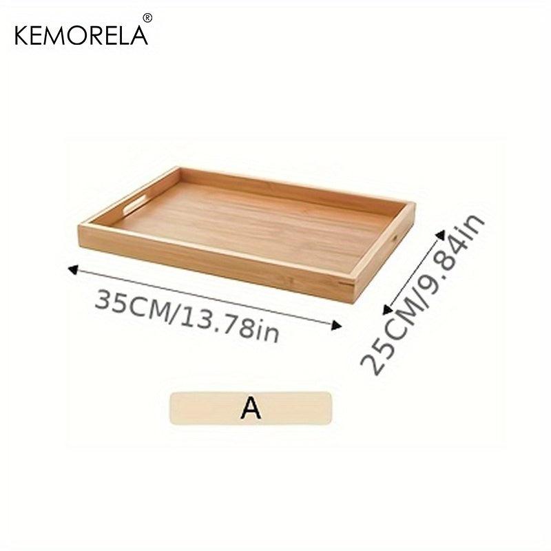 Wooden Fruit Tray Solid Wood Dessert Snack Plate Decorative Food Plate