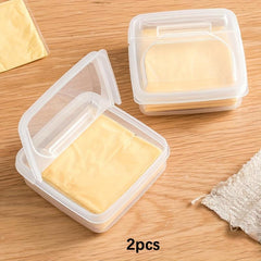 Cheese Storage Box With Lid Fresh keeping Organizer