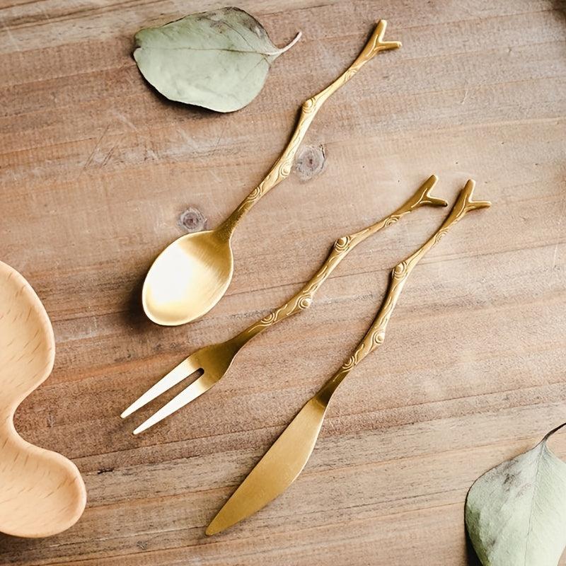 Stainless Steel Flatware Set for Elegant Dining Experience