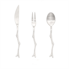 Stainless Steel Flatware Set for Elegant Dining Experience