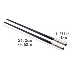 Chinese Golden Dragon Chopsticks Non slip Alloy Sushi Household Tableware