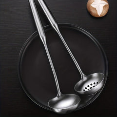 304 Stainless Steel Slotted Spoon Long Handle Tablespoons