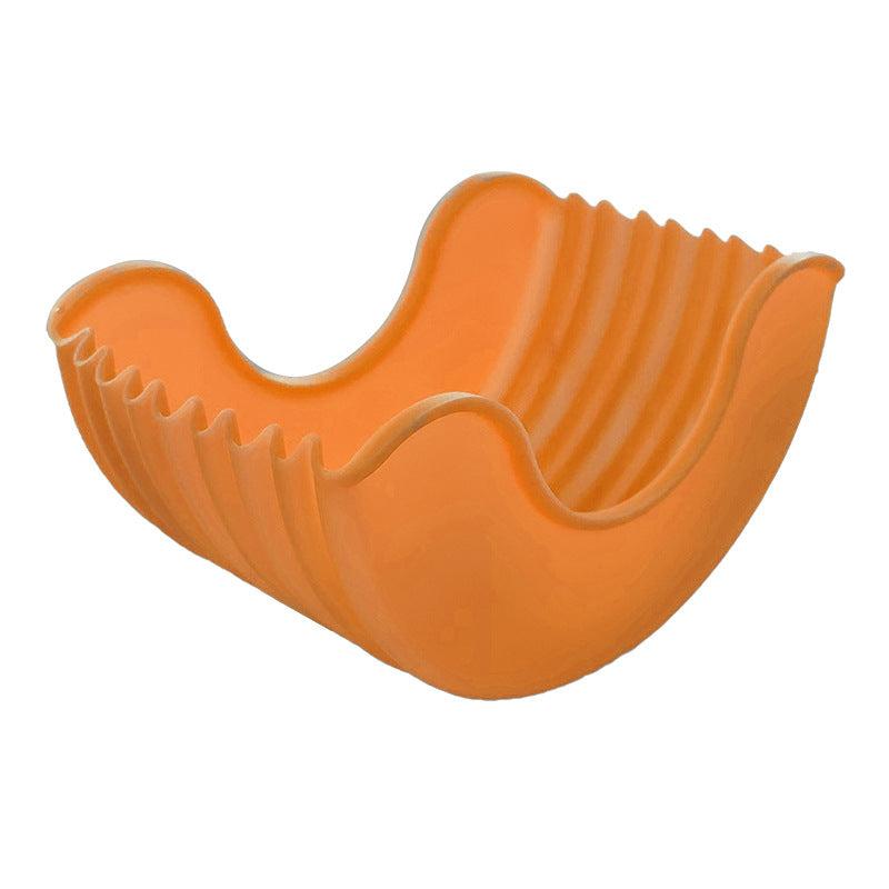 1pc Retractable Burger Holder Silicone Hamburger Clip Anti-fall Fixing Box