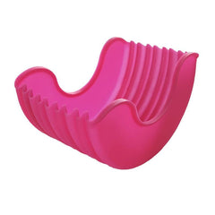 1pc Retractable Burger Holder Silicone Hamburger Clip Anti-fall Fixing Box