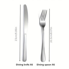 12pcs Stainless Steel Salad Fruit Fork Modern Tableware