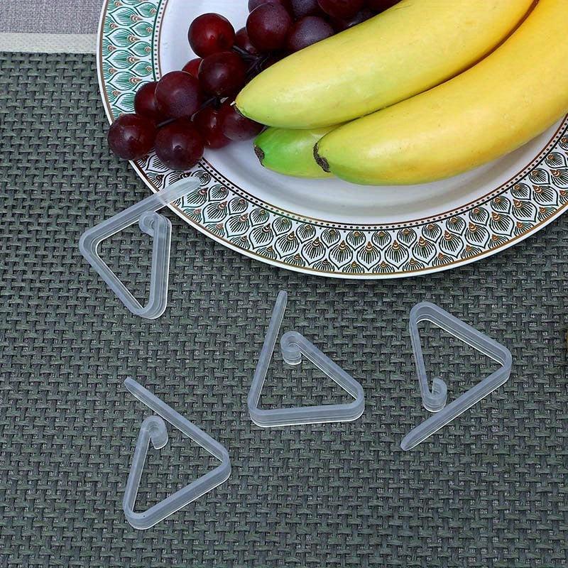 8 Clear Plastic Tablecloth Clips Securely Hold Down Tablecloths for Events