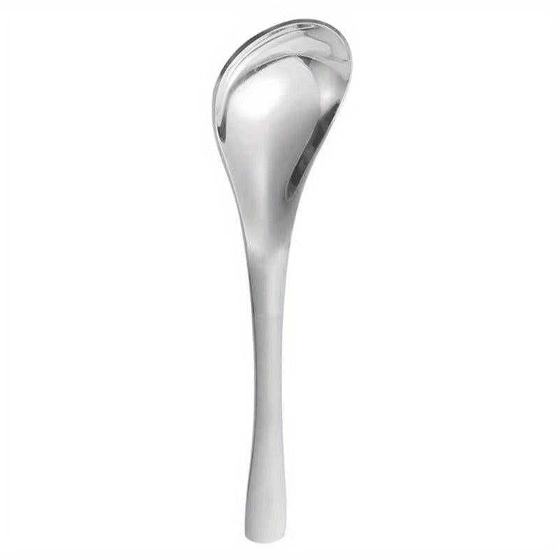 Stainless Steel Short Handle Gold Soup Spoon