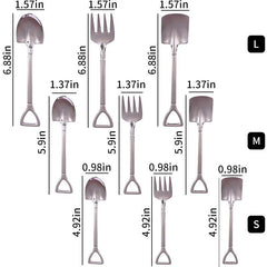 3pcs Stainless Steel Shovel Spoons Set Kitchen Supplies