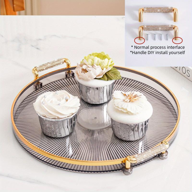 Plastic Dessert Tray Reusable Snack Tray Bread Tray For Party Festivals