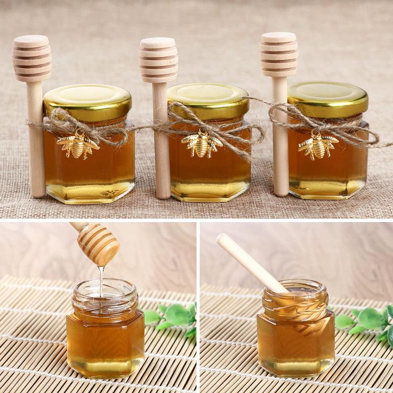 Mini Glass Honey Jars for Party Favors