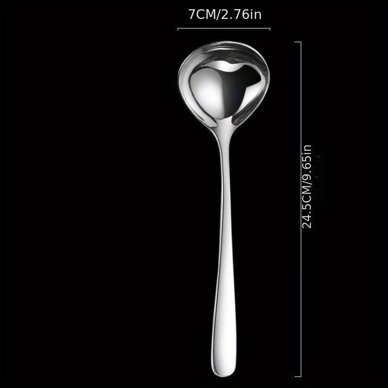 Slotted Spoon Stainless Steel Long Handle Hot Pot Soup Ladle