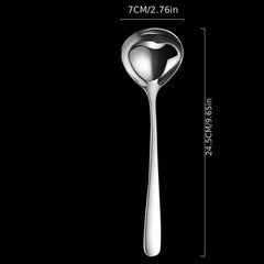 Slotted Spoon Stainless Steel Long Handle Hot Pot Soup Ladle