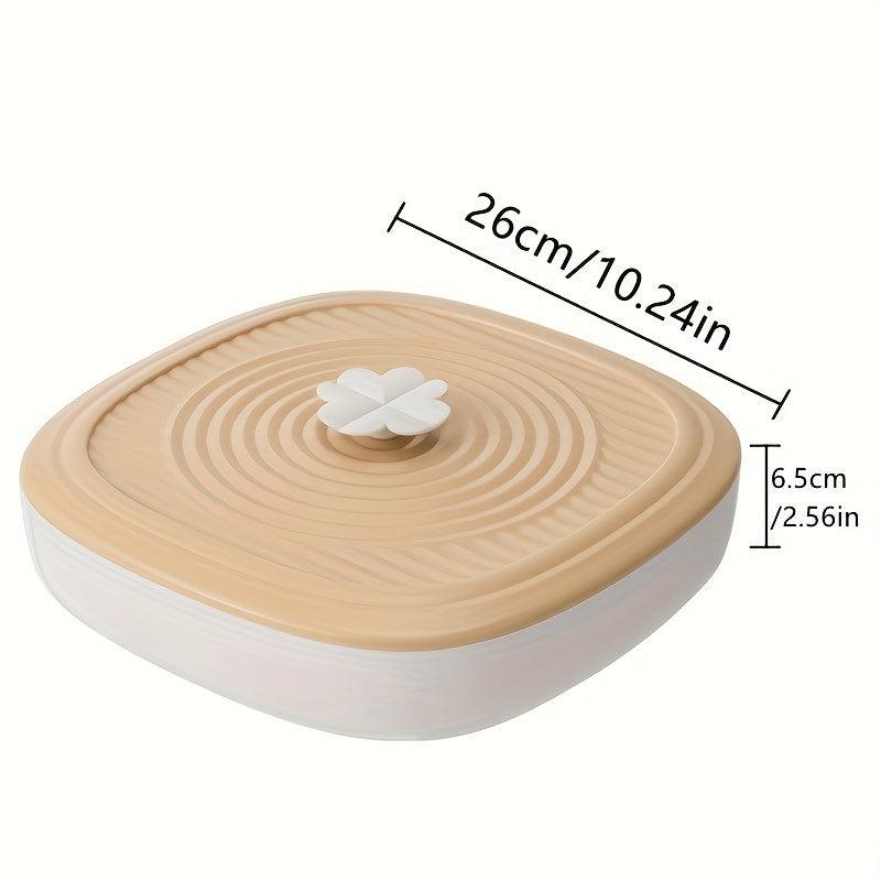 5 Grids Nut Plate with Lid Food Storage Tray