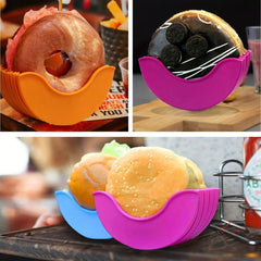 Adjustable Hamburger Clip Reusable Washable Holder Stand For Ham