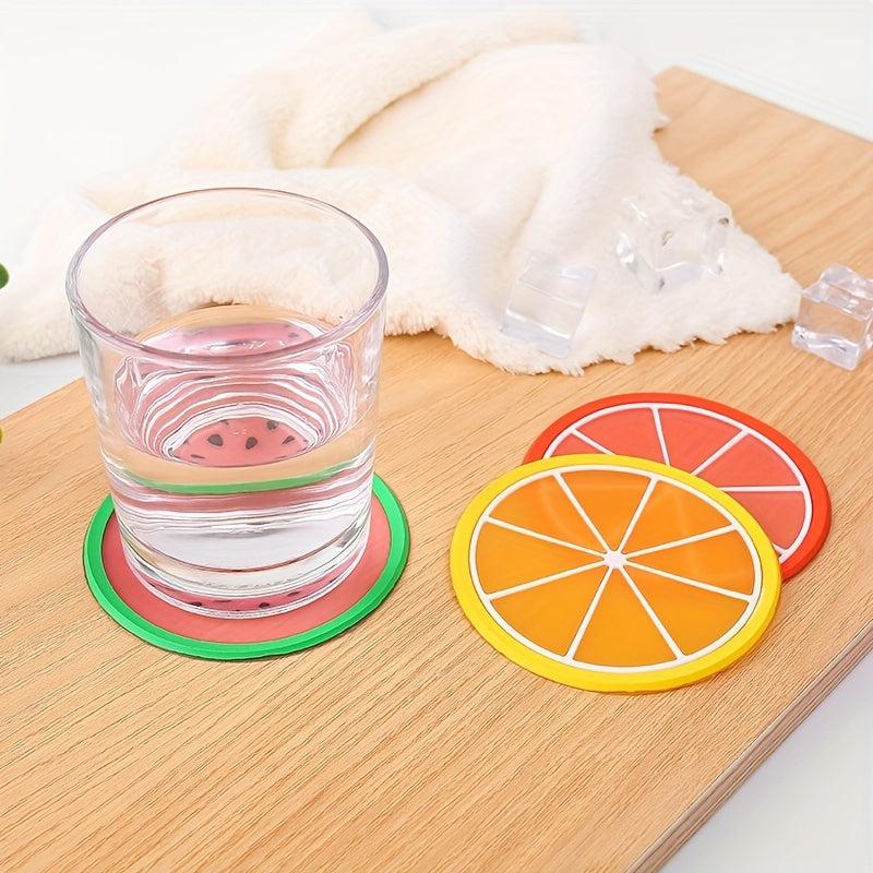Fruit Shape Silicone Cup Coaster Insulation Pad