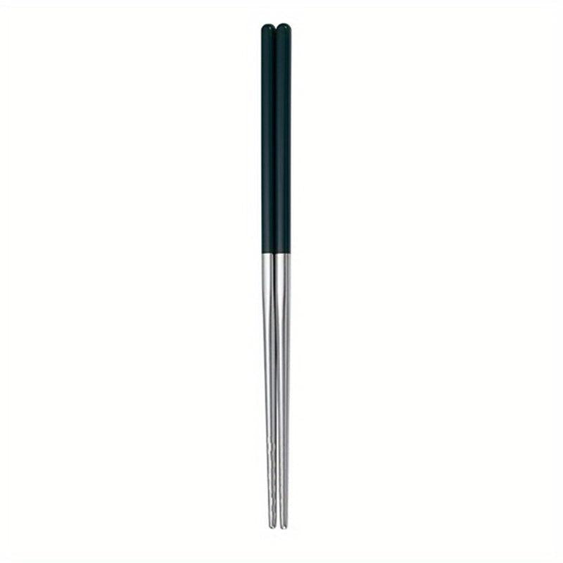 Stainless Steel 21 Square Chopsticks Household Restaurant Hotel Kitchen Supplies