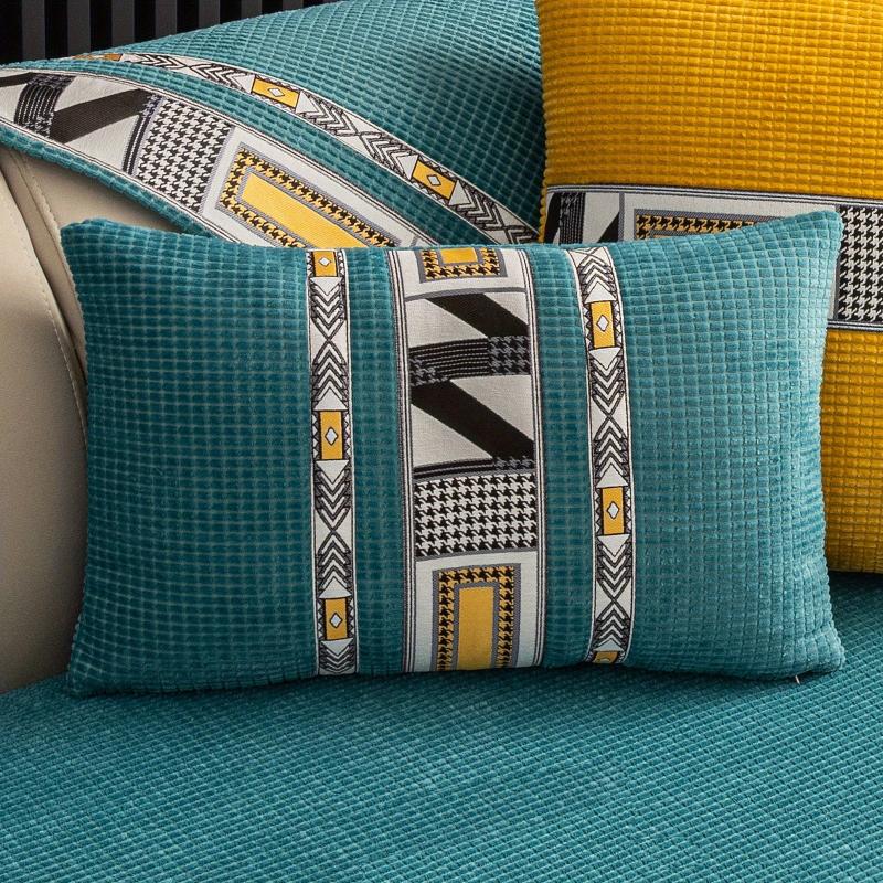 Soft Non Slip Corn Velvet Sofa Cover Protects Furniture from Wear and Tear