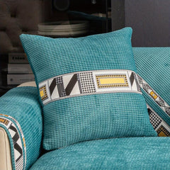 Soft Non Slip Corn Velvet Sofa Cover Protects Furniture from Wear and Tear