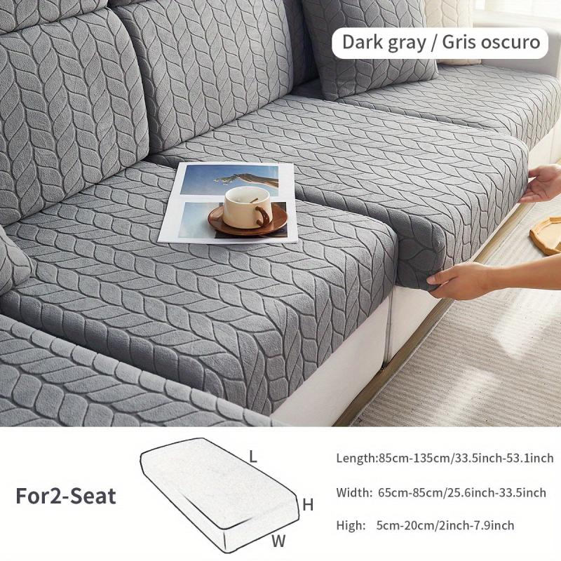 Wheat Ear Pattern Sofa Cover Stretch Split Anti-fouling Protector