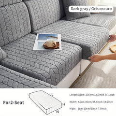 Wheat Ear Pattern Sofa Cover Stretch Split Anti-fouling Protector
