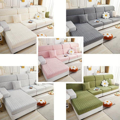 Wheat Ear Pattern Sofa Cover Stretch Split Anti-fouling Protector