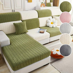 Wheat Ear Pattern Sofa Cover Stretch Split Anti-fouling Protector