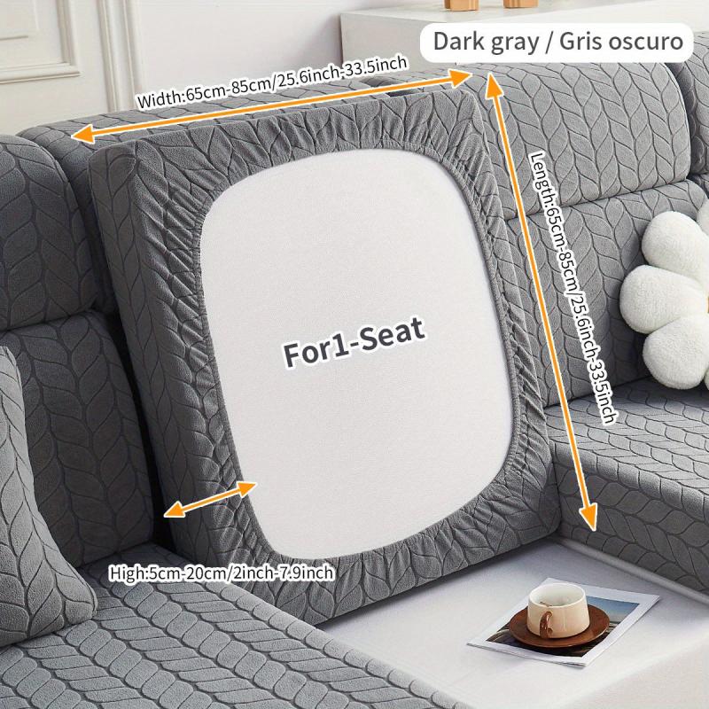 Wheat Ear Pattern Sofa Cover Stretch Split Anti-fouling Protector