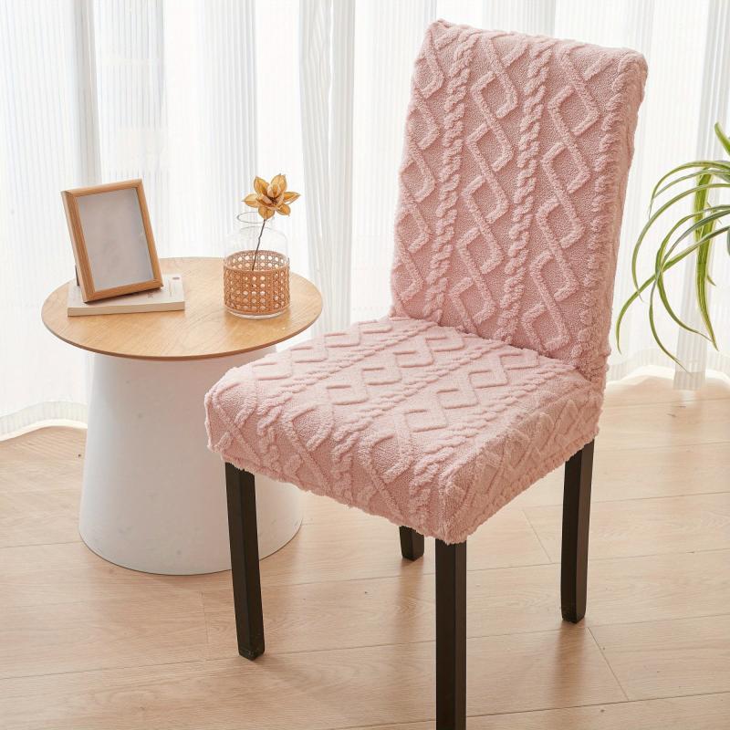 Stretchy Geometric Pattern Dining Chair Slipcover - Furniture Protection