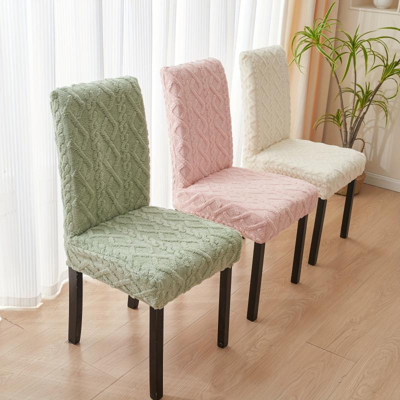 Stretchy Geometric Pattern Dining Chair Slipcover - Furniture Protection