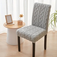 Stretchy Geometric Pattern Dining Chair Slipcover - Furniture Protection