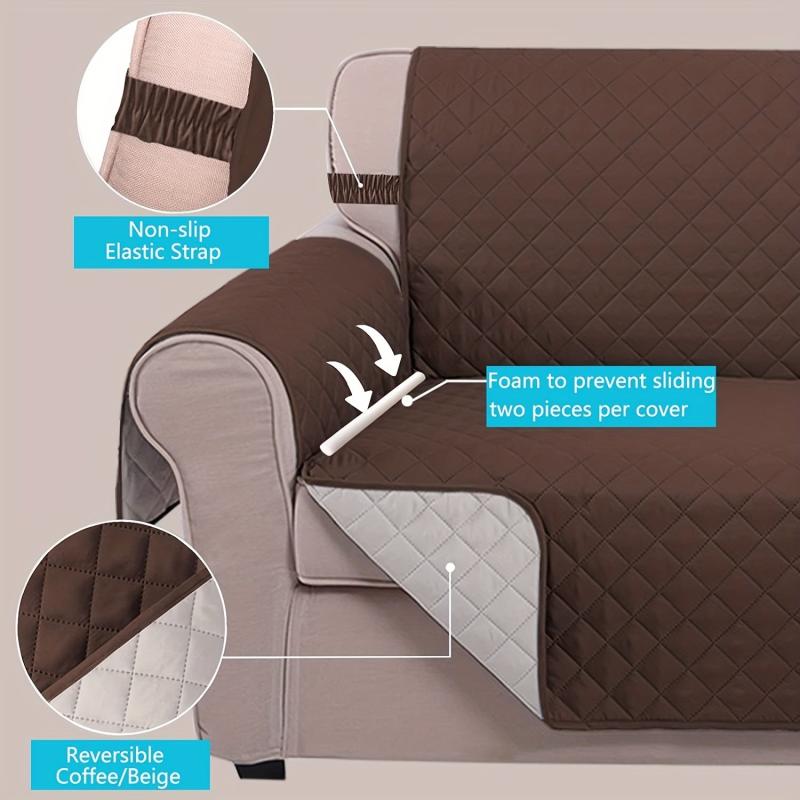 Reversible Sofa Cover Couch Cover Dogs Pets Living Room