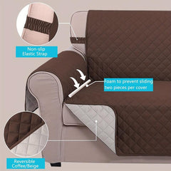 Reversible Sofa Cover Couch Cover Dogs Pets Living Room