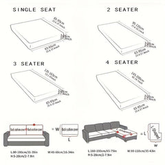 Non-slip Washable Sofa Cover Anti Cat Scratch Couch C