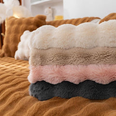 Thickened Rabbit Plush Sofa Slipcover Non-slip Four Seasons Universal Sofa Cover