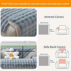 Thickened Rabbit Plush Sofa Slipcover Non-slip Four Seasons Universal Sofa Cover