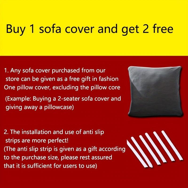 Breathable Stretch Sofa Slipcover Fabric Knitted Sofa Cover