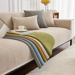 Chenille Sofa Slipcover Non-slip Furniture Protector for Home Decor