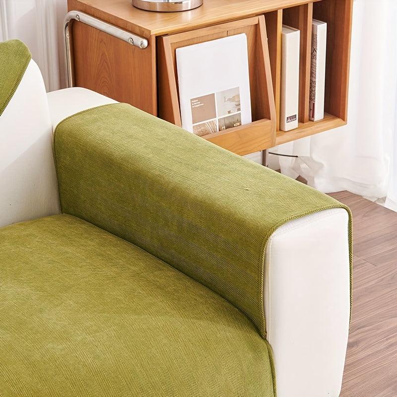 Chenille Sofa Slipcover Non-slip Furniture Protector for Home Decor