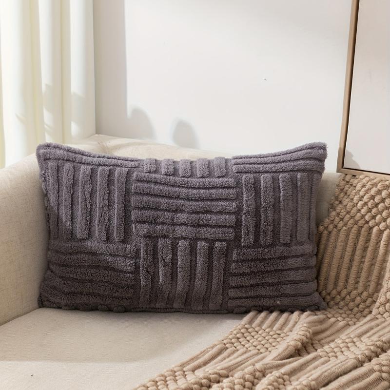 Snowflake Velvet Throw Pillowcase Home Decor