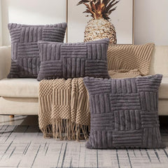 Snowflake Velvet Throw Pillowcase Home Decor